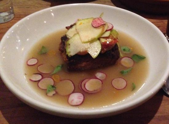 Dai Due signature dishes Wild Boar Confit, Venison Ceviche, and the Dry-Aged Wagyu Double Cheeseburger.